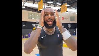 LeBron James hilarious reaction to being the oldest player in the NBA 😂