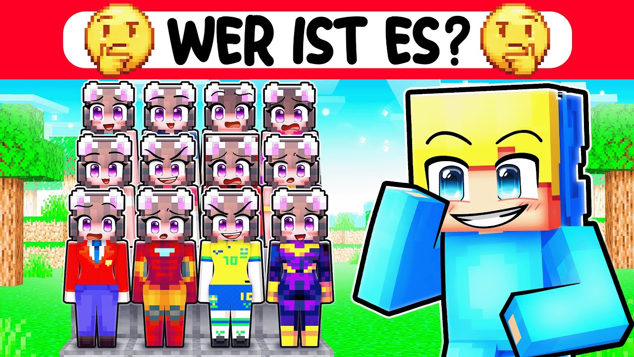 Minecraft, aber es ist VERRÜCKTES GUESS WHO!