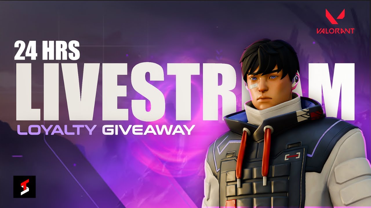 24H VALORANT Live with Loyalty Giveaway | Part 1/3 | #valorent | @ThESaMIsLive