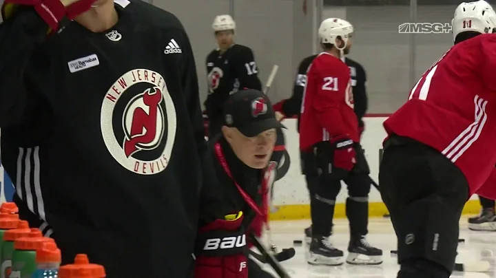 John Hynes Mic'd Up at New Jersey Devils Practice