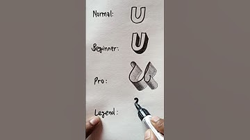 Which one is your favourite? #shorts #prakashkumarart #3dart #3ddrawing #calligraphy3d