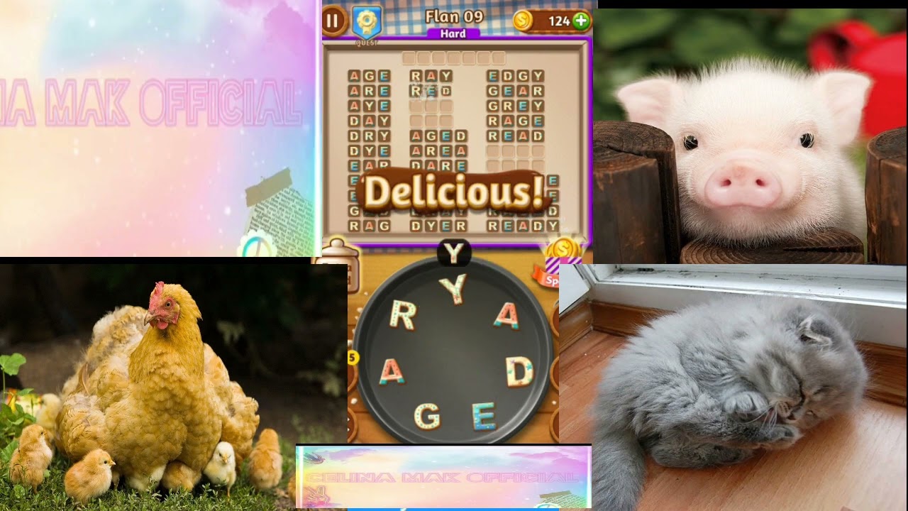 {Word Cookies} Mind blowing - Flan - 1 to 20 (celina mak official)