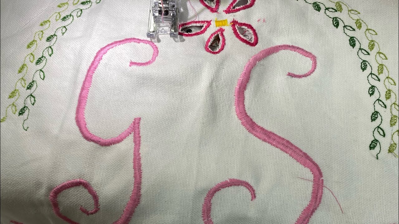 Il Baule della nonna come fare le iniziali con lo zigzag a macchina