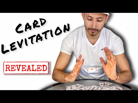 How to LEVITATE a card - the 2 EASIEST ways REVEALED!
