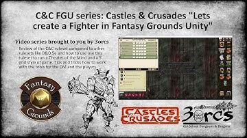 C&C FGU series: Lets create a Fighter class character in Castles & Crusades