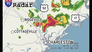 Storm Tracker: Tracking Severe Thunderstorms around Charleston, South Carolina, USA