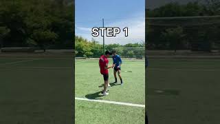 Pull push tutorial #soccer #football #skill #viralvideo