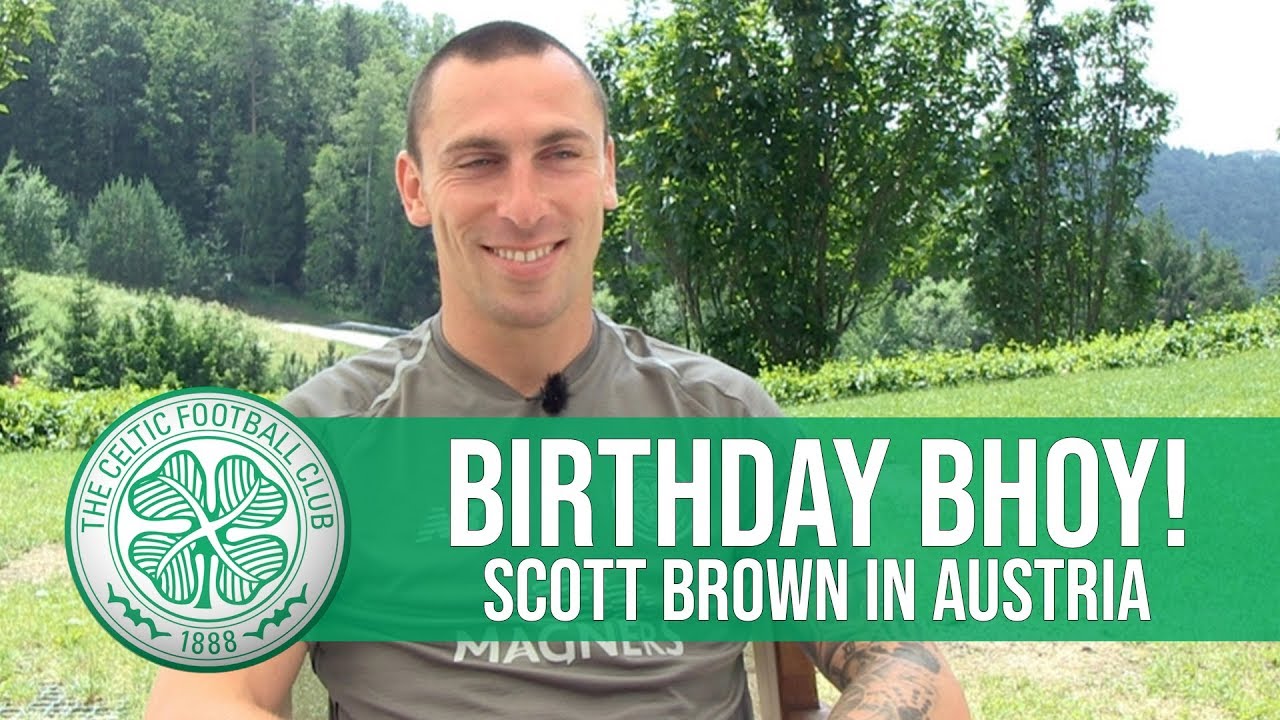 1 ON 1: Birthday Bhoy Scott Brown on Celtic's Pre-season Tour! soccer manager