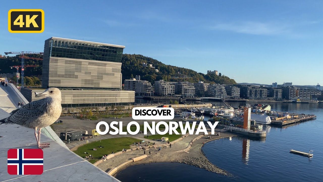 Exploring Oslo: The Most Scenic Walking Tour in 4K!
