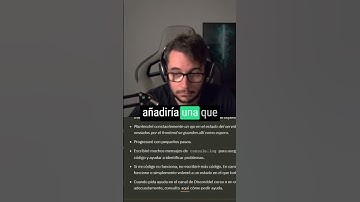 "Haré tests automatizados"