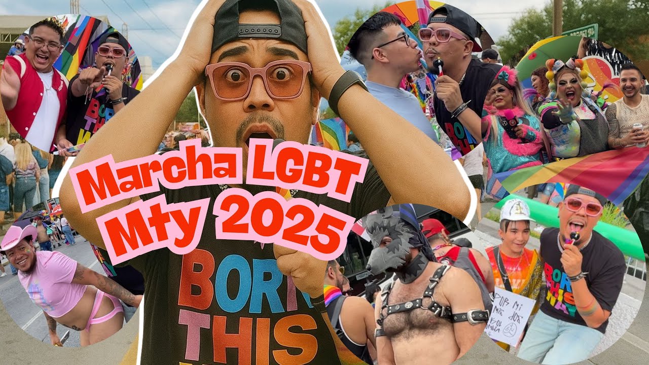 MARCHA LGBT MONTERREY 2025 🏳‍🌈 (En contra del comité LGBT de Monterrey?) #monterrey #pridemonth