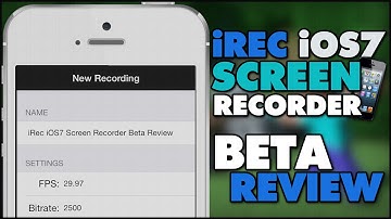 iRec: iOS7 Screen Recorder Beta Review... (NO JAILBREAK)
