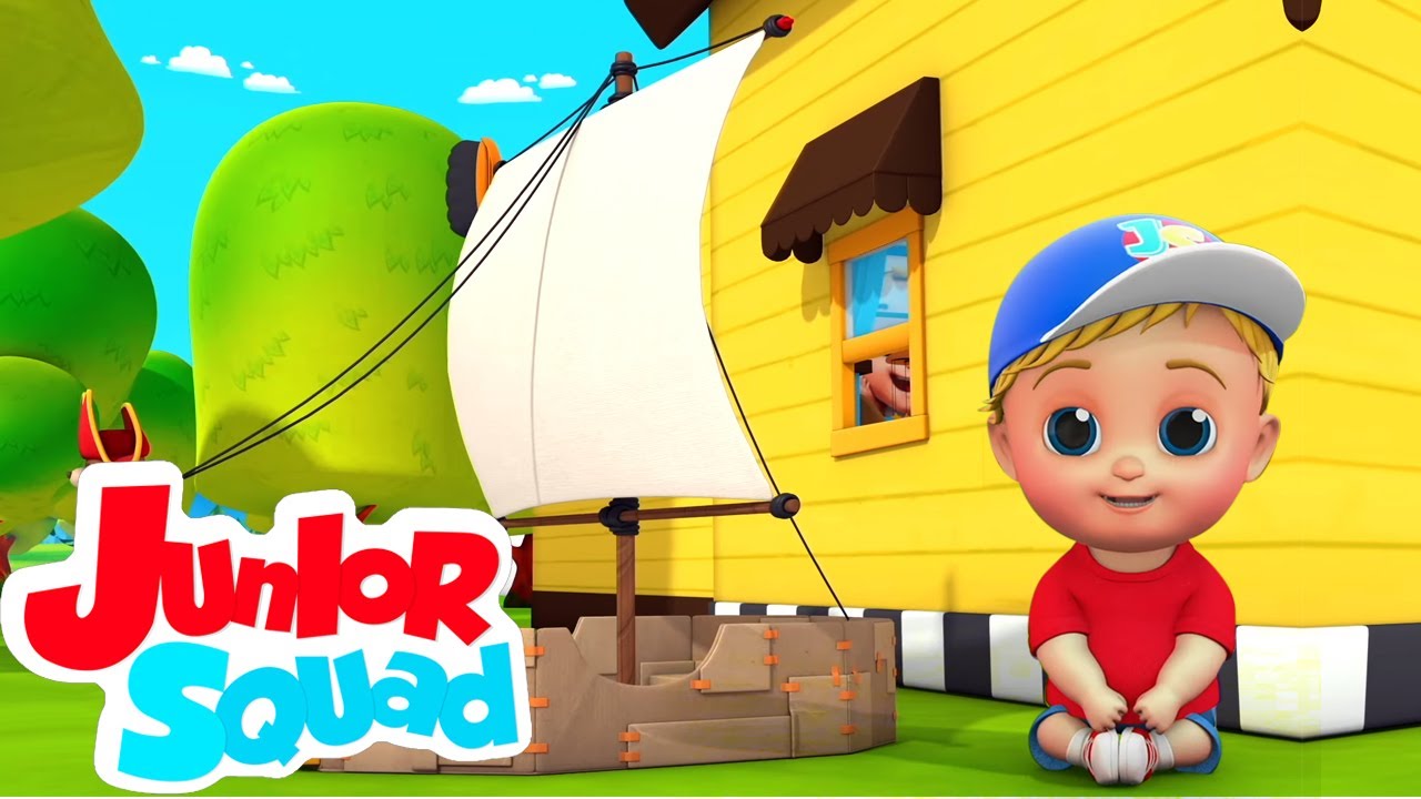 Canção piratas | Musica para bebes | Animação | Junior Squad Português | Desenhos animado