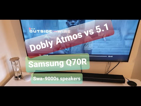 Samsung SWA 9000S Dolby Atmos vs standard 5.1