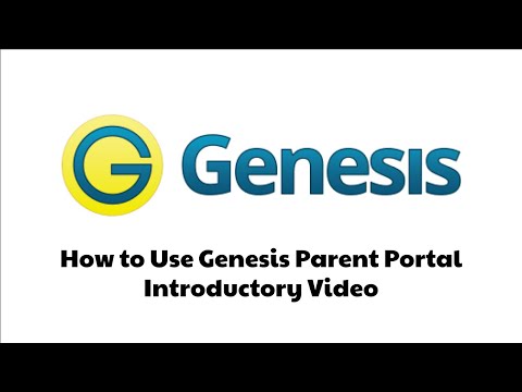 How to Use Genesis Parent Portal Introductory Video