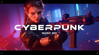 Cyberpunk Music Mix 'RUSH' / Industrial Bass / Dark Electronic Playlist [ Background Music ] [4K]