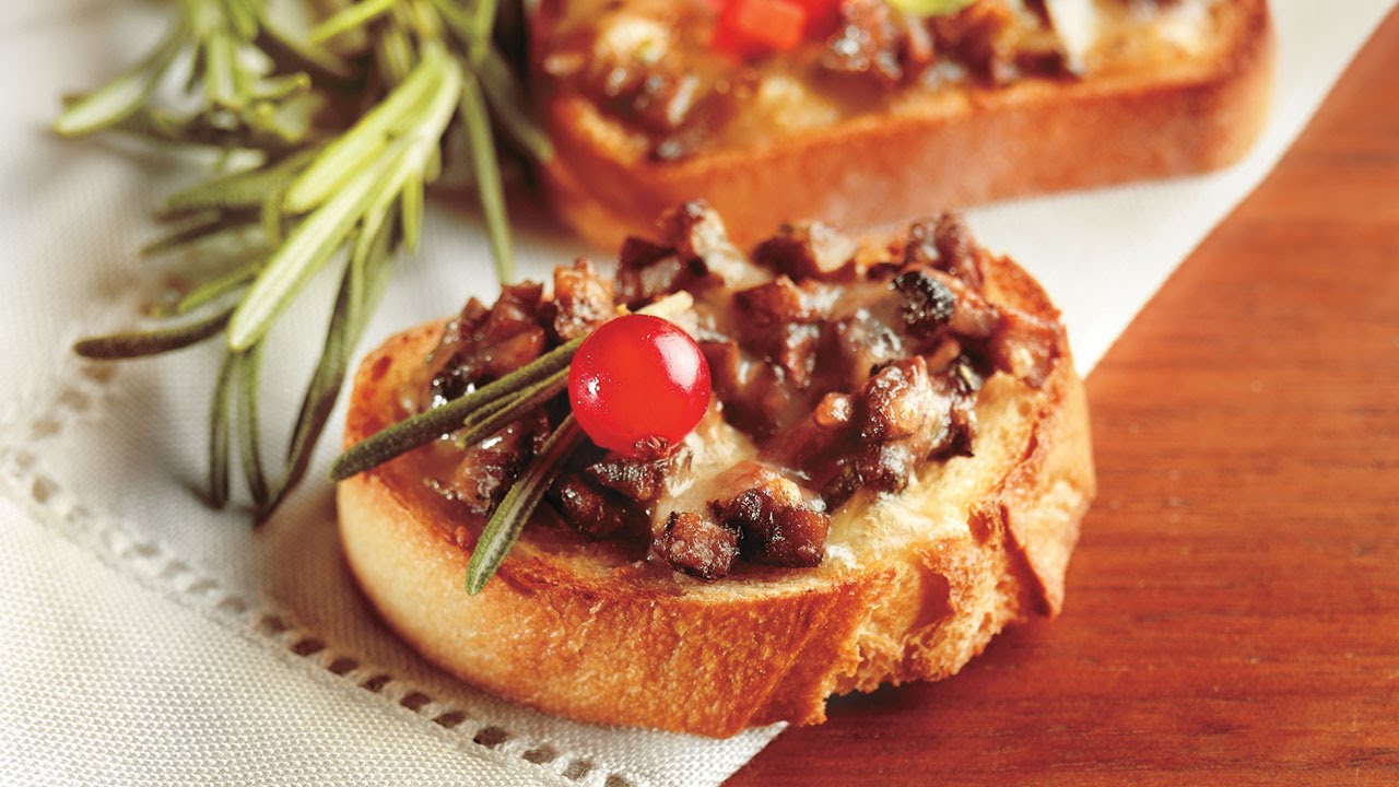 Rosemary Mushroom Crostini | All You Need is Cheese