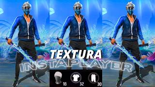 TEXTURA FREEFIRE INSTAPLAYER NA ROUPA PADRÃO - SKIN DO STEIKE FF - SE7EN TxT