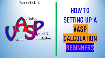 How to Setting up a VASP calculation - Beginners #vasp #dft