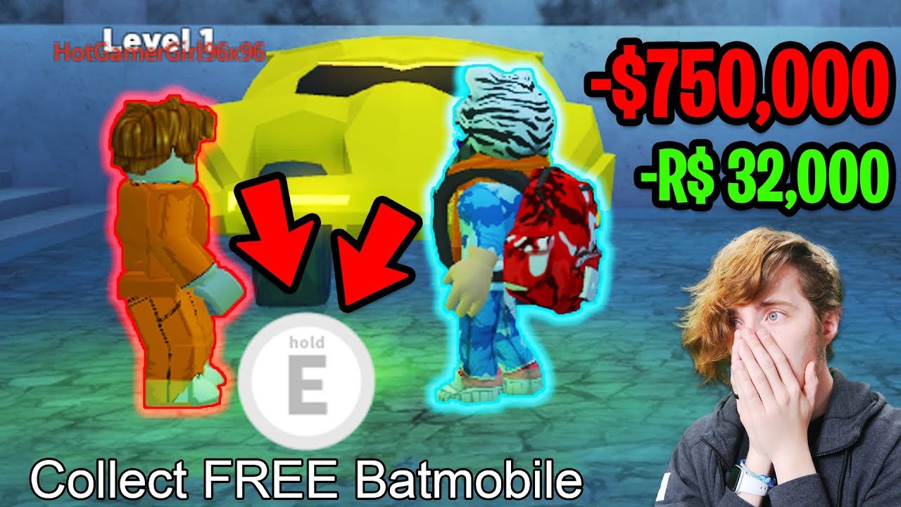 Giving Fans Batmobile Torpedo For Free Rip 750 000 32k Robux Roblox Jailbreak - torpedo car jailbreak roblox