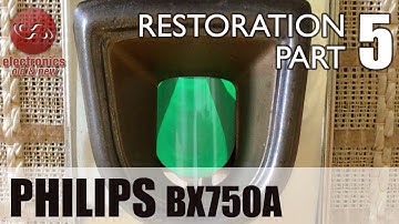 Philips BX750A tube radio restoration - Part 5. Job done. Final alignment and checks.