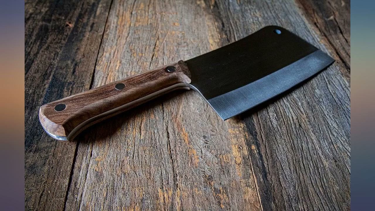 Heavy Duty Cleaver SHI BA ZI ZUO Butcher Knife for Chopping Bones Sturdy  Kitchen review 