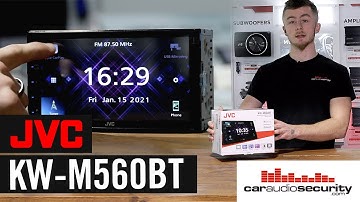 JVC KW-M560BT | Apple CarPlay & Android Auto car stereo demo & unboxing | Car Audio & Security