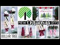 *NEW* MUST SEE DOLLAR TREE CHRISTMAS DIYs | Holiday DIY Vase Trees &amp; Rustic Wall Home Decor 2022