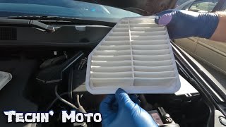 How to Replace an Engine Air Filter on a 2009-2015 Toyota Venza 3.5L | Techn' Moto