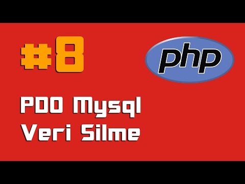 PHP Dersleri 8 | PDO Mysql Dersleri Veri Silme | Delete