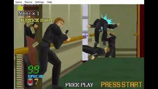 VirtuaCop 2 Gameplay - with special weapons
