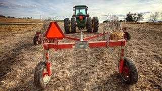 Raking corn stalks with the duals on - TrueHD