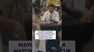 Mayor Mamdani watches the World Cup Semifinal with Rikers inmates