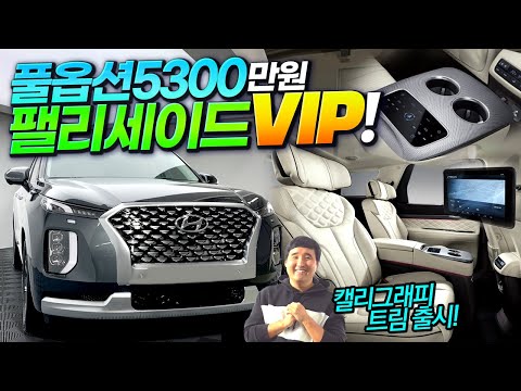 풀옵션 5300만원 압도적인 실내 공간 팰리세이드 VIP 리무진 전격 공개 