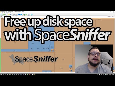 Visualize and free up disk space with SpaceSniffer