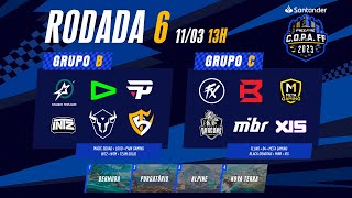 C.O.P.A FF 2023 AO VIVO - Rodada 06 | FREE FIRE ESPORTS BRASIL