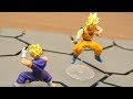 DRAGON BALL STOP MOTION SUPER SAIYAN VEGETTO GASHAPON CAPSULE TOY ACTION POSE