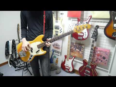 スピッツ/恋のはじまり　ベース演奏動画　Fender '69 Mustang Bass Competition Orange　フェンダームスタングコンペティションオレンジ