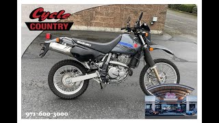 2020 Suzuki DR650, the Tractor with less than 300 miles for sale at Cycle Country in Salem, Oregon.