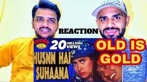 Husn Hai Suhana Coolie No.1| REACTION |Govinda ,Karisma Kapoor |Old Song Reaction