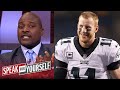 Speak For Yourself | Wiley: Time worry Wentz! Philadelphia Eagles def Washington Football Team 27-17