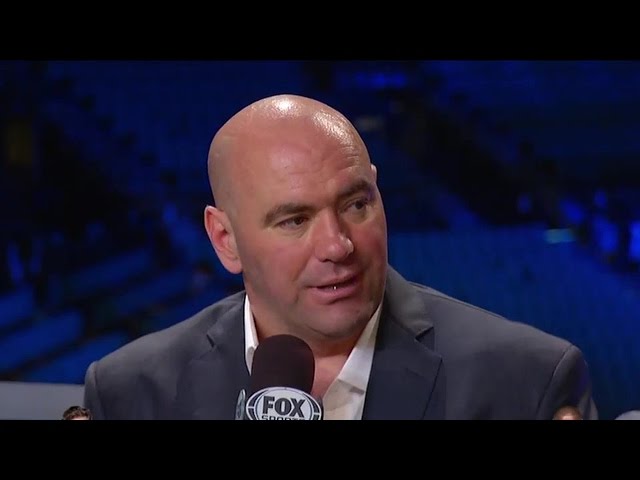 Dana White thought the UFC 194 featherweight title fight would end differently class=