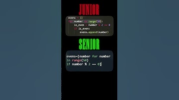 Junior vs Senior Python developer