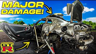 MY NISSAN GTR&#39;S DAMAGE IS WORSE THAN I THOUGHT!! PT.3