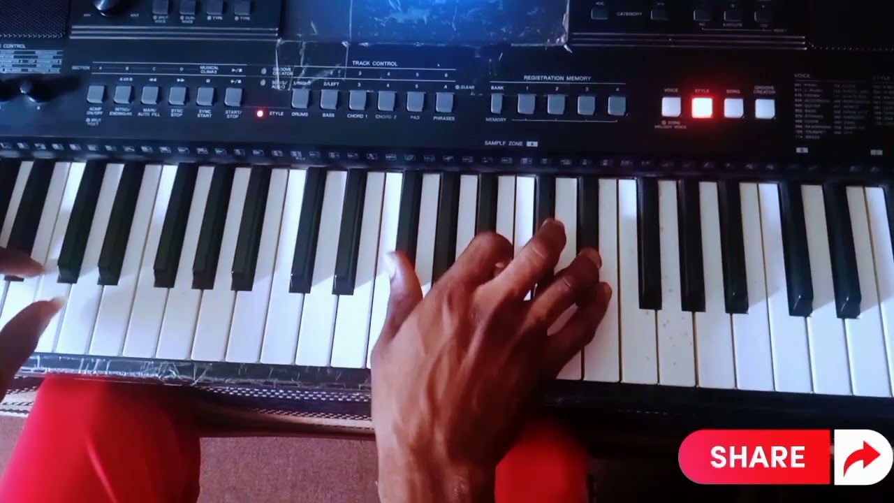 Ритм Макоссы, который нужно знать новичкам, на ноте Фа-диез🎹 #урокиигрынаклавиатуре #музыка, пожа...