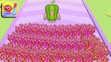 Fruit Rush 🍇🍎🍍 Max Level - All Levels Gameplay (iOS & Android) Walkthrough Part 61