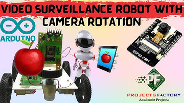 ESP32 Cam Video Surveillance Robot With Camera Rotation