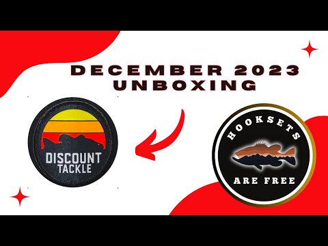 Discount Tackle Unboxing - December 2023 - New Bass Fishing Lures