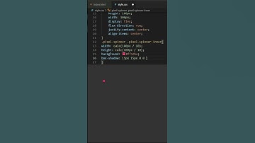 Spinner Animation in  Html and CSS #shorts #html #css.