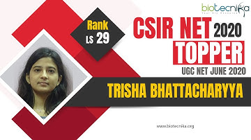 Trisha CSIR NET LS 29 Rank Shares Tips On How She Planned To Qualify CSIR NET Life Science Exam